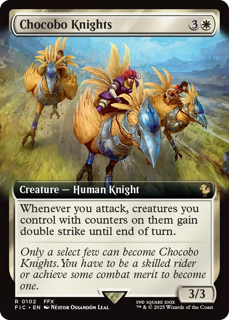 Chocobo Knights (Extended Art) [FINAL FANTASY Commander] | Cracking-Singles