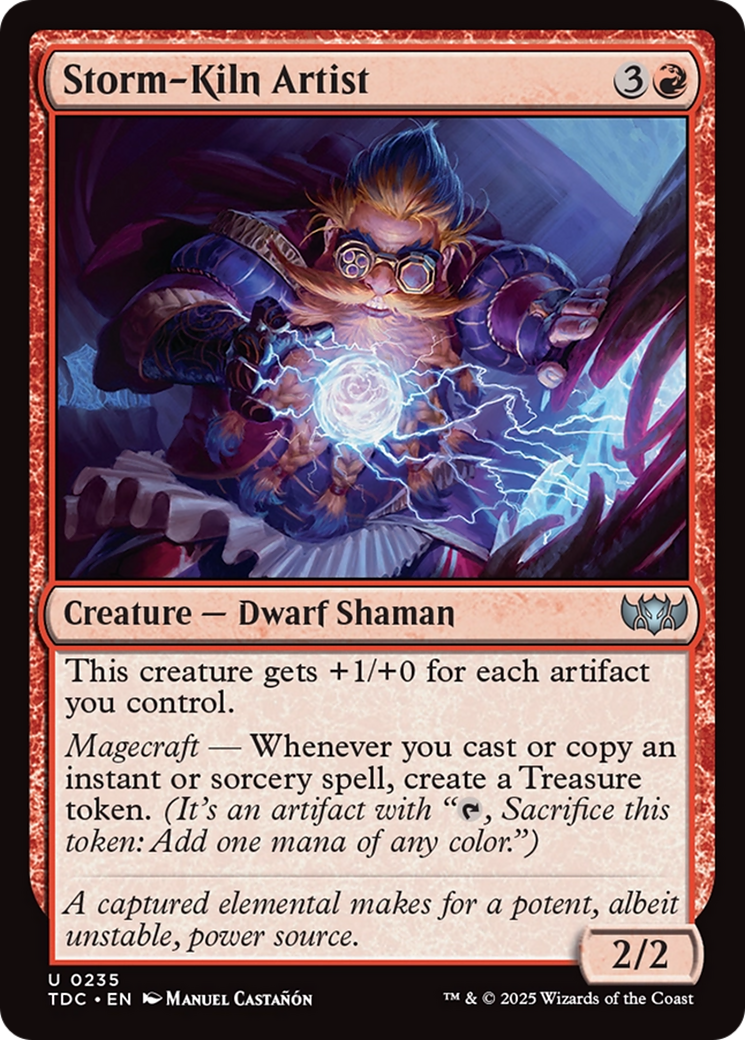 Storm-Kiln Artist [Tarkir: Dragonstorm Commander] | Cracking-Singles