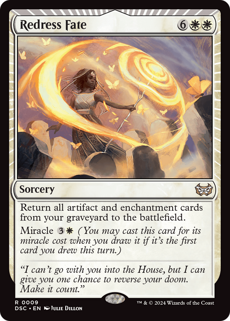 Redress Fate [Duskmourn: House of Horror Commander] | Cracking-Singles