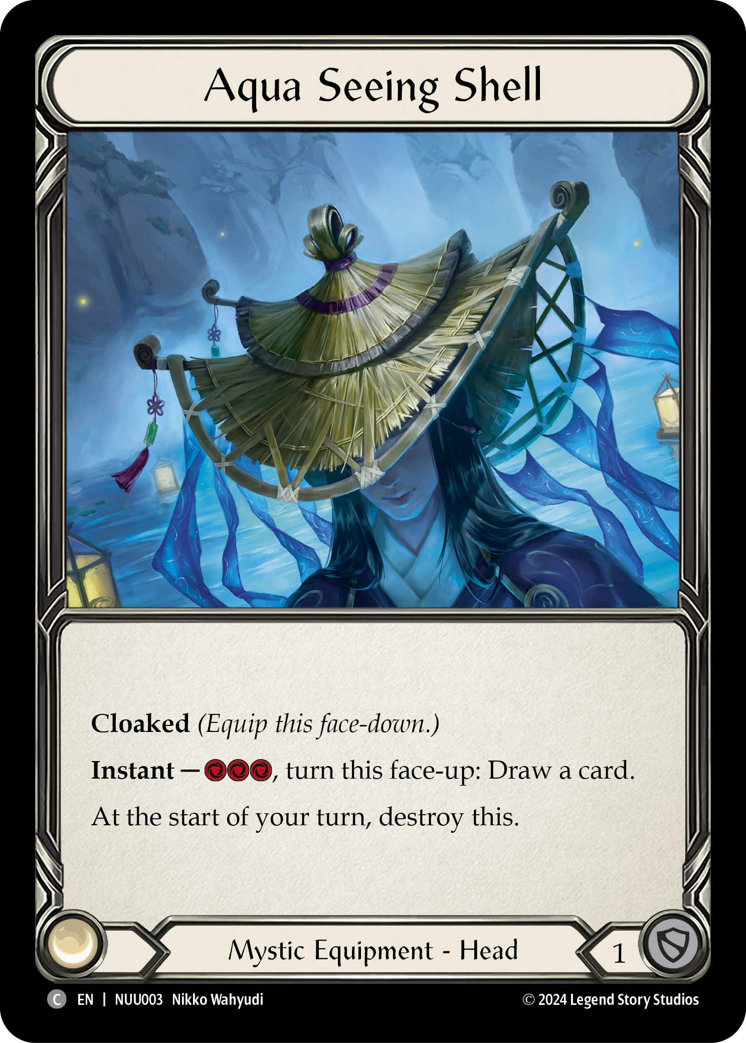 Aqua Seeing Shell [NUU003] (Part the Mistveil Nuu Blitz Deck) | Cracking-Singles