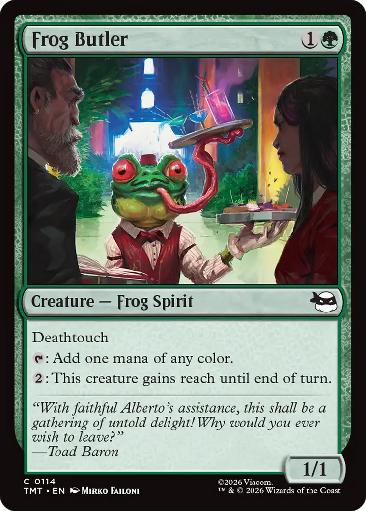 Frog Butler [Teenage Mutant Ninja Turtles] | Cracking-Singles