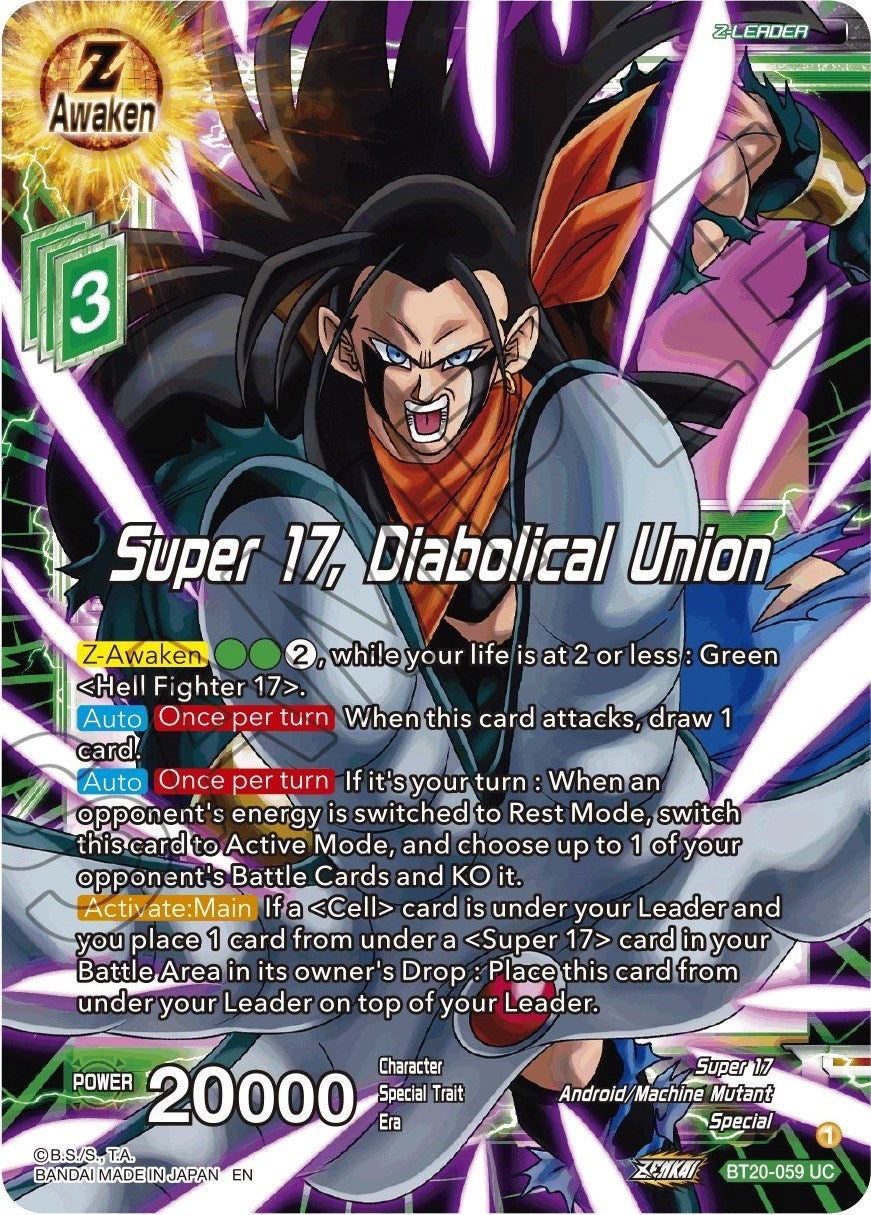 Super 17, Diabolical Union (BT20-059) [Power Absorbed] | Cracking-Singles
