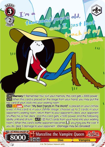Marceline the Vampire Queen (AT/WX02-042SP SP) [Adventure Time] | Cracking-Singles