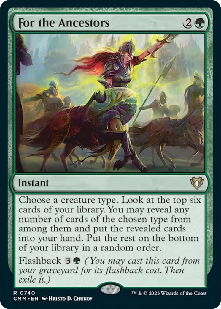 For the Ancestors [Commander Masters] | Cracking-Singles