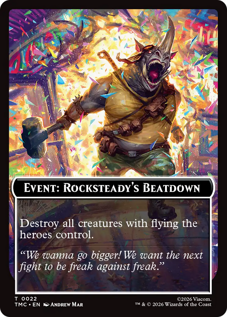 Event: Rocksteady's Beatdown [Teenage Mutant Ninja Turtles Commander Tokens] | Cracking-Singles