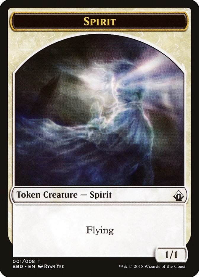 Spirit Token [Battlebond Tokens] | Cracking-Singles