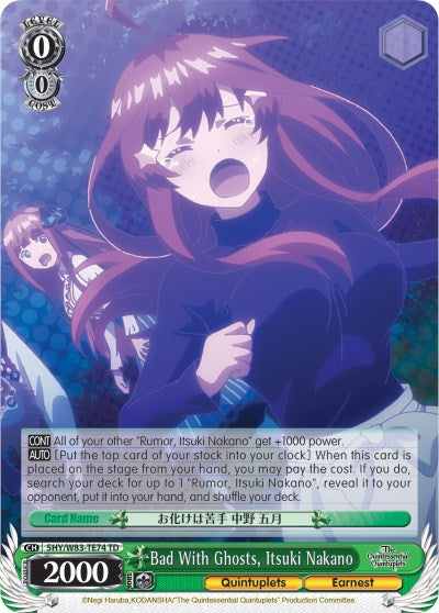 Bad With Ghosts, Itsuki Nakano (5HY/W83-TE74 TD) [The Quintessential Quintuplets] | Cracking-Singles