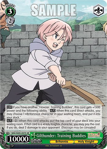 Gilthunder: Training Buddies (SR) [The Seven Deadly Sins: Revival of The Commandments] | Cracking-Singles