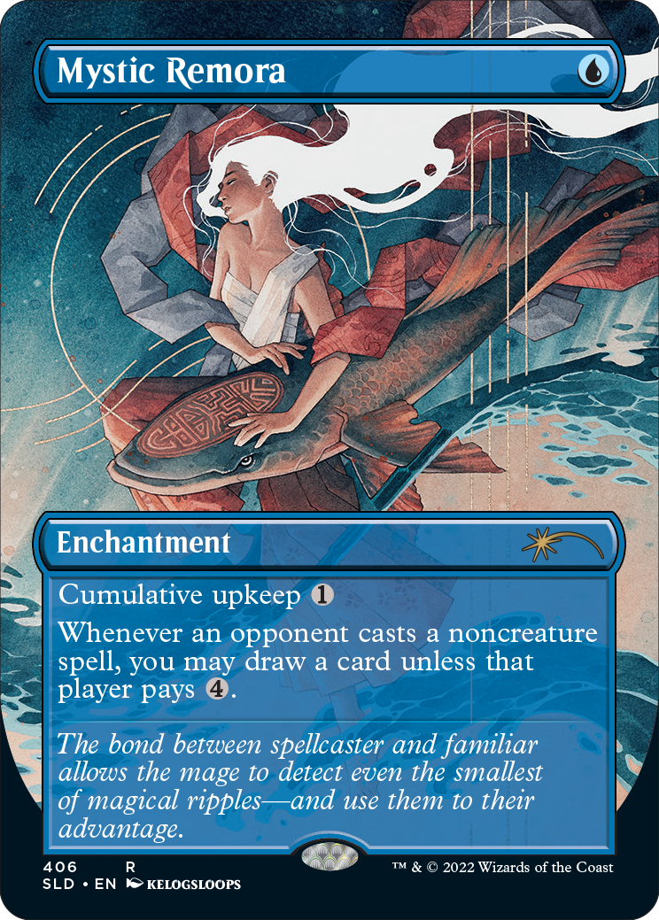 Mystic Remora (Borderless) [Secret Lair Drop Series] | Cracking-Singles