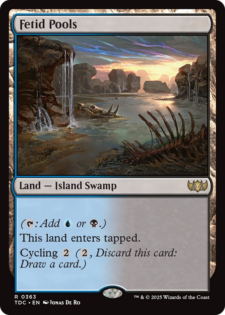 Fetid Pools [Tarkir: Dragonstorm Commander] | Cracking-Singles