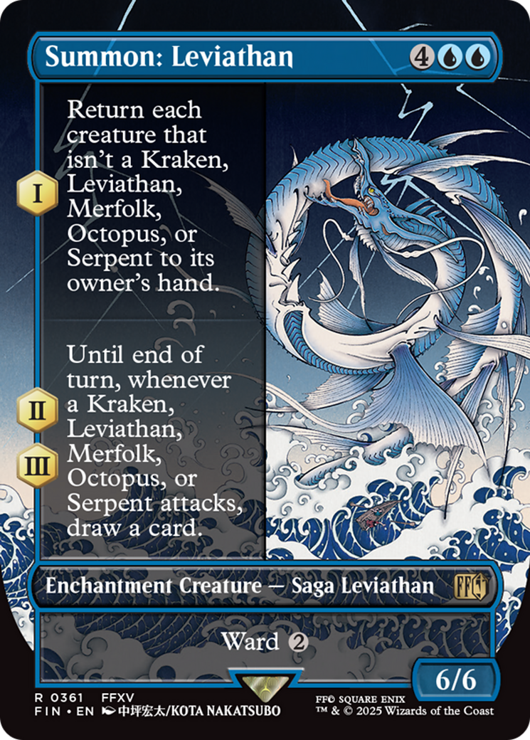 Summon: Leviathan (Borderless) [FINAL FANTASY] | Cracking-Singles