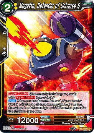 Magetta, Defender of Universe 6 (BT7-089) [Assault of the Saiyans] | Cracking-Singles