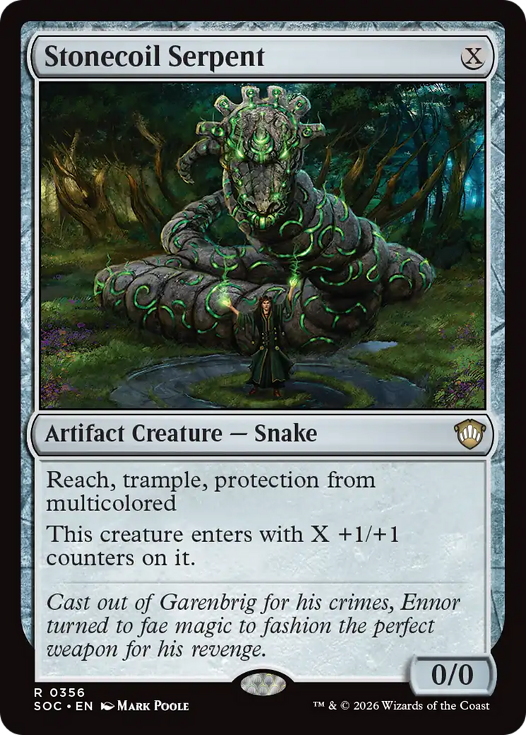 Stonecoil Serpent [Secrets of Strixhaven Commander] | Cracking-Singles