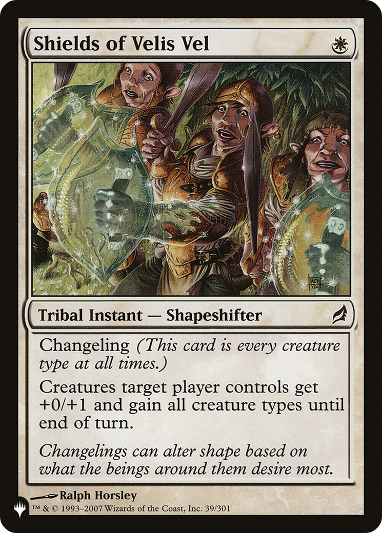 Shields of Velis Vel (LRW) [The List] | Cracking-Singles