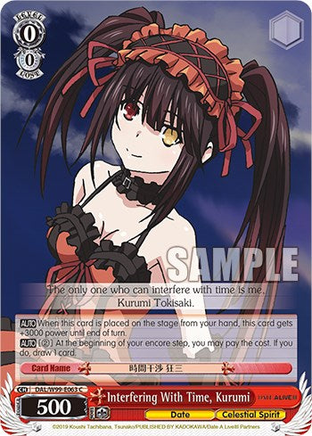 Interfering With Time, Kurumi [Date A Live Vol.2] | Cracking-Singles