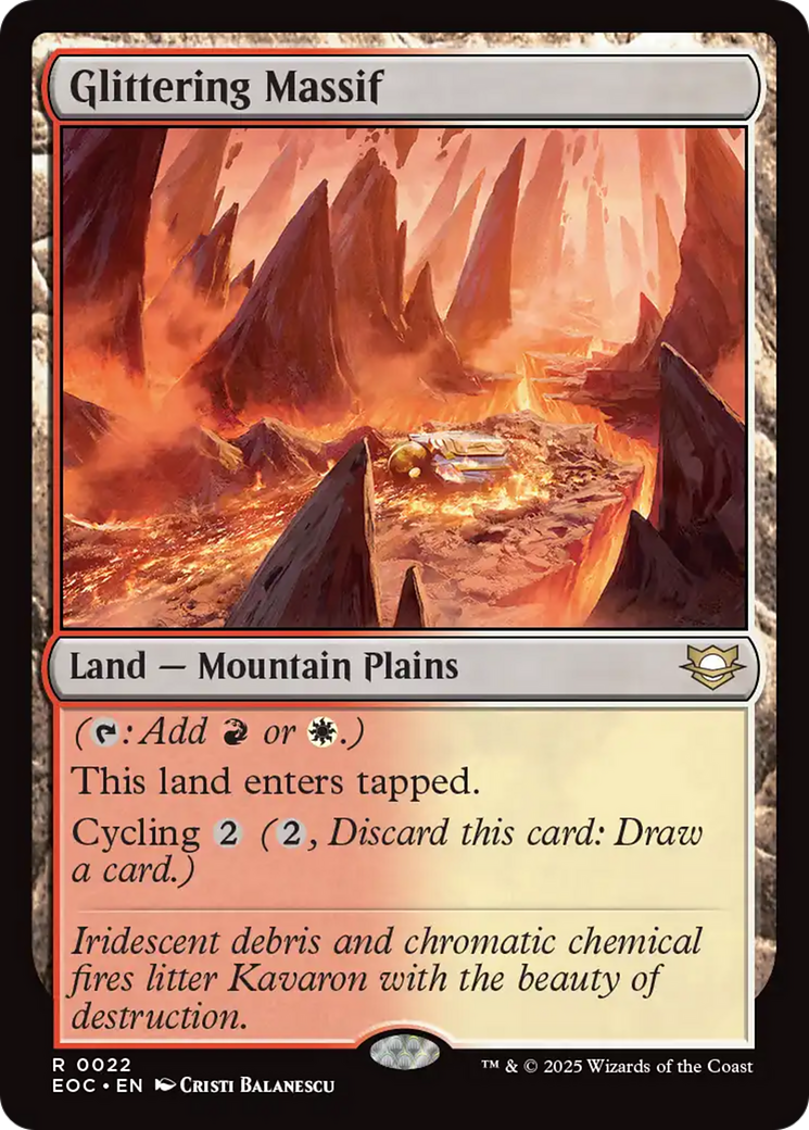 Glittering Massif [Edge of Eternities Commander] | Cracking-Singles