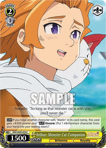 Arthur: Monster Cat Companion [The Seven Deadly Sins: Revival of The Commandments] | Cracking-Singles