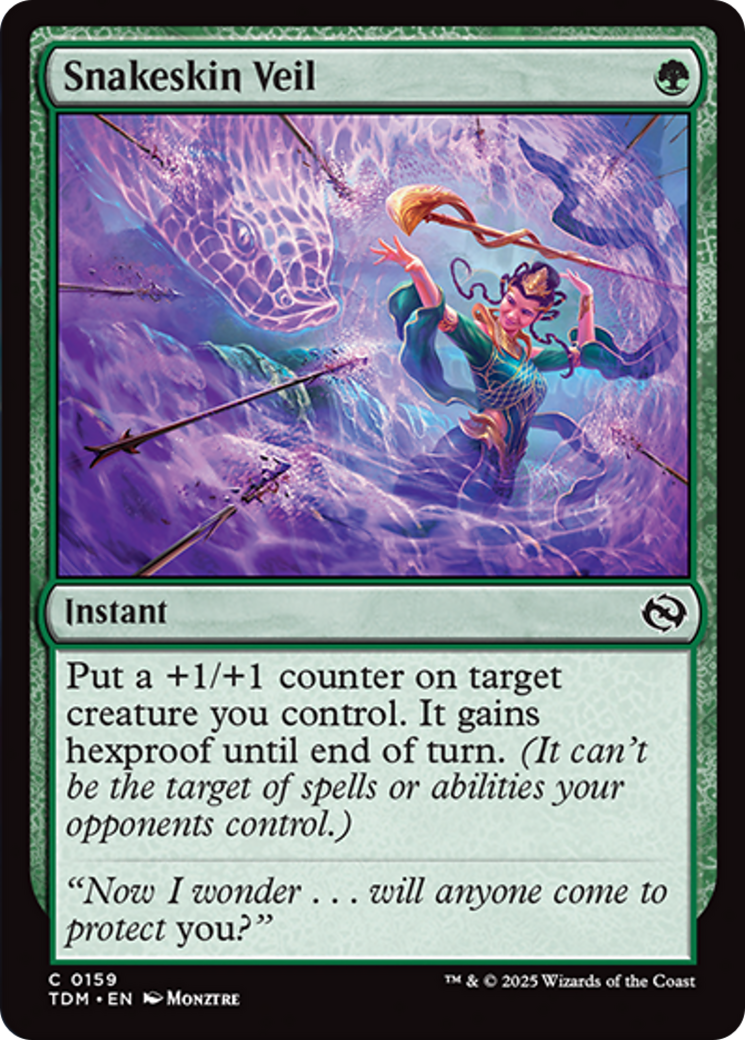 Snakeskin Veil [Tarkir: Dragonstorm] | Cracking-Singles