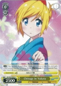 Chitoge in Yukata (NK/W30-E009 U) [NISEKOI -False Love-] | Cracking-Singles