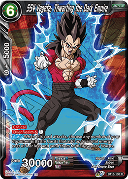SS4 Vegeta, Thwarting the Dark Empire (Rare) (BT13-130) [Supreme Rivalry] | Cracking-Singles
