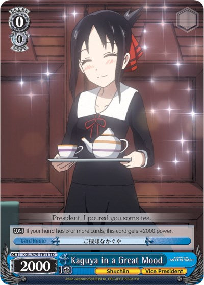 Kaguya in a Great Mood (KGL/S79-TE11 TD) [Kaguya-sama: Love is War] | Cracking-Singles