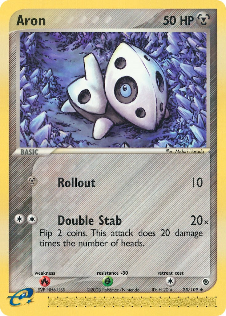 Aron (25/109) [EX: Ruby & Sapphire] | Cracking-Singles