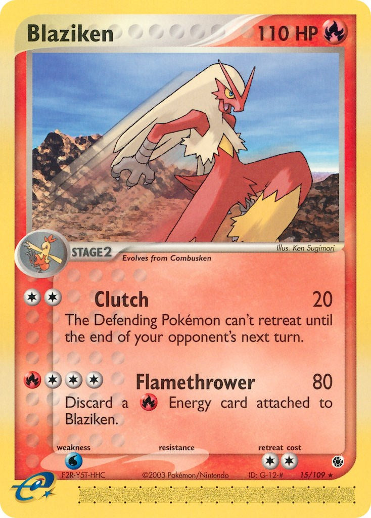 Blaziken (15/109) [EX: Ruby & Sapphire] | Cracking-Singles