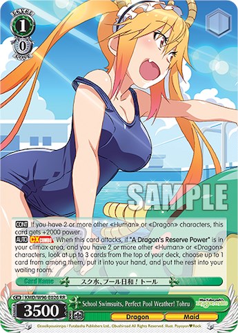 School Swimsuits, Perfect Pool Weather! Tohru [Miss Kobayashi's Dragon Maid] | Cracking-Singles