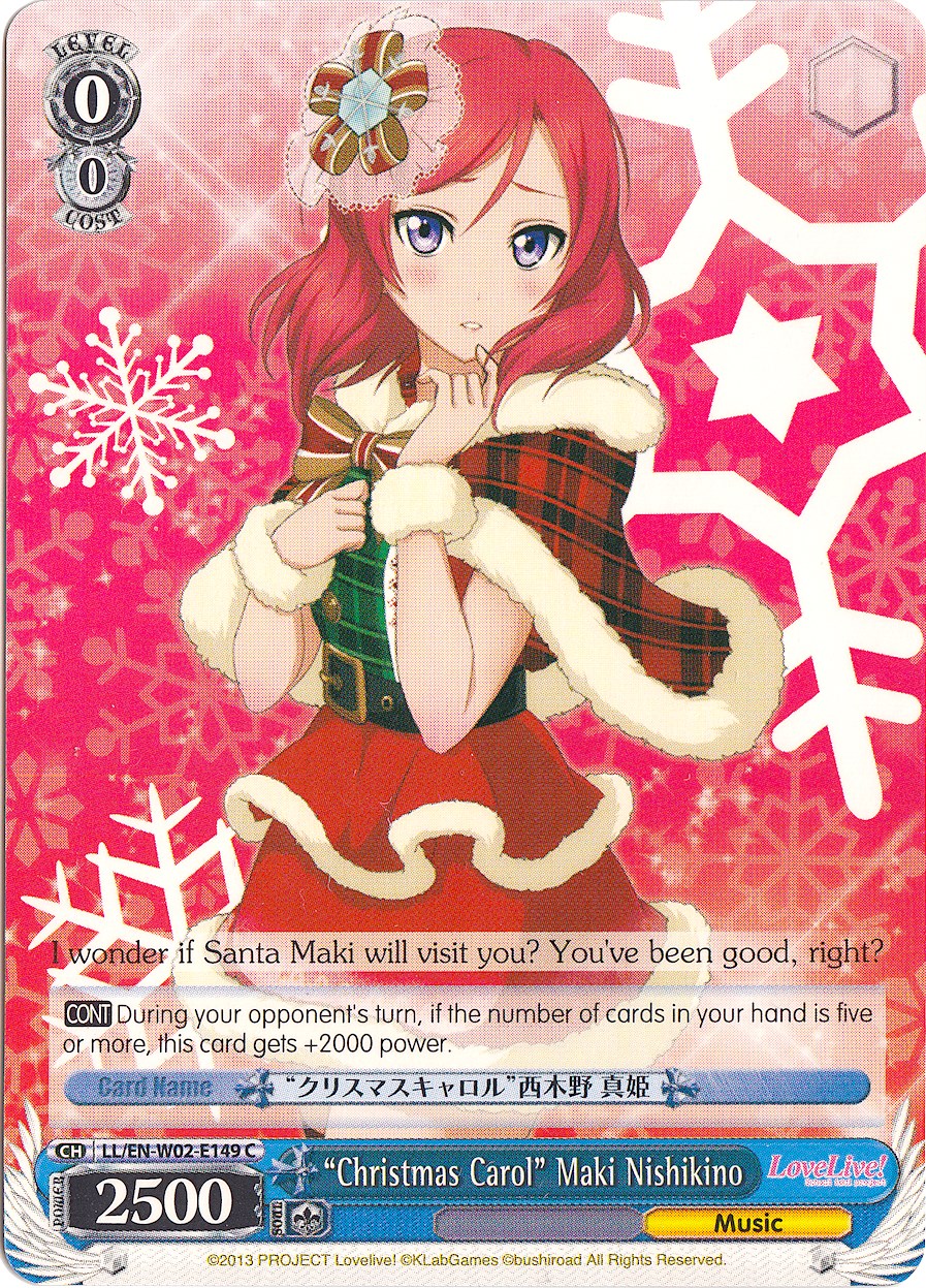 "Christmas Carol" Maki Nishikino (LL/EN-W02-E149 C) [Love Live! DX Vol.2] | Cracking-Singles