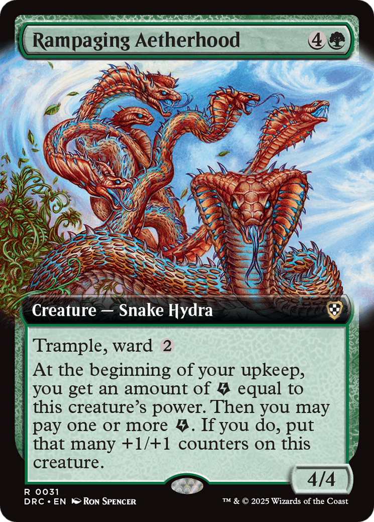 Rampaging Aetherhood (Extended Art) [Aetherdrift Commander] | Cracking-Singles