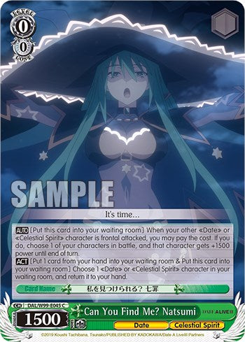 Can You Find Me? Natsumi [Date A Live Vol.2] | Cracking-Singles