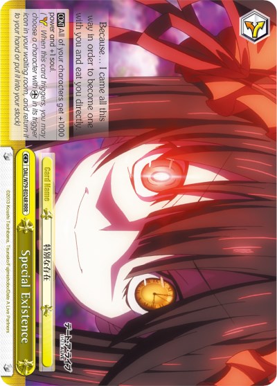 Special Existence (DAL/W79-E024R RRR) [Date A Live] | Cracking-Singles