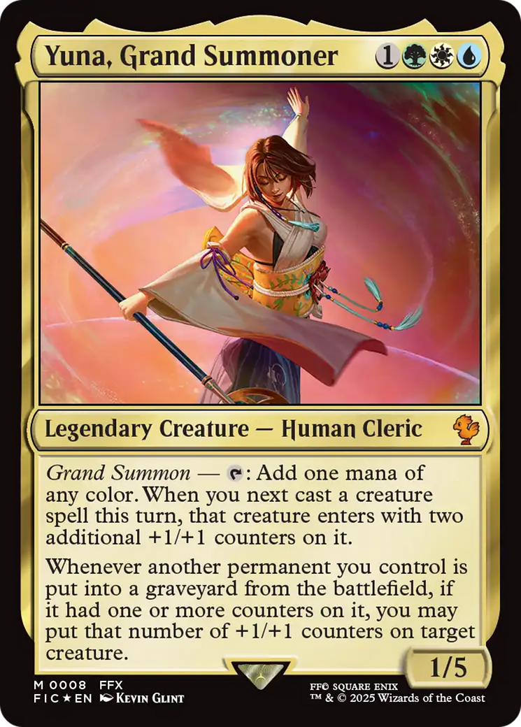 Yuna, Grand Summoner [FINAL FANTASY Commander] | Cracking-Singles