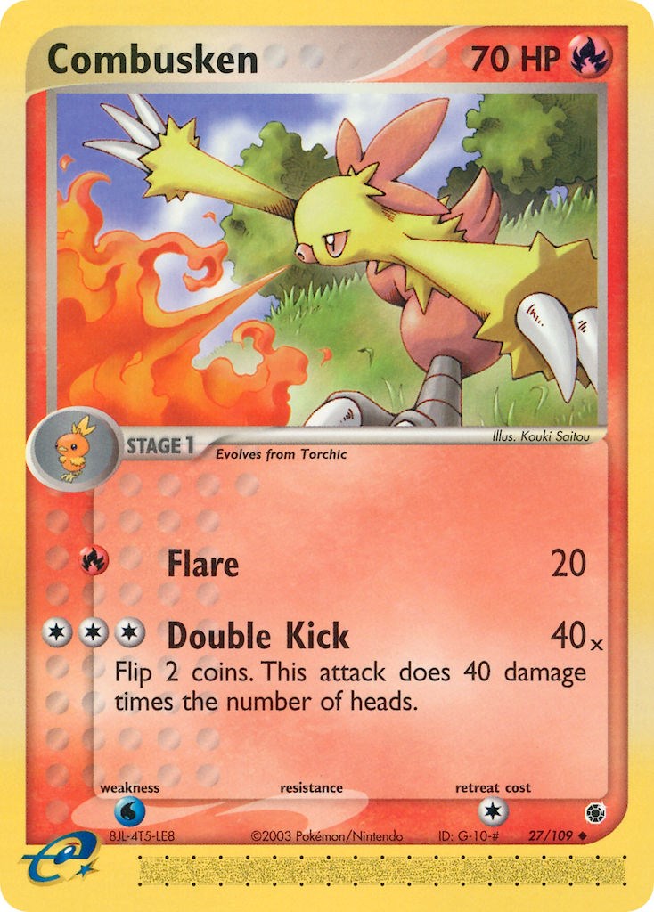 Combusken (27/109) [EX: Ruby & Sapphire] | Cracking-Singles