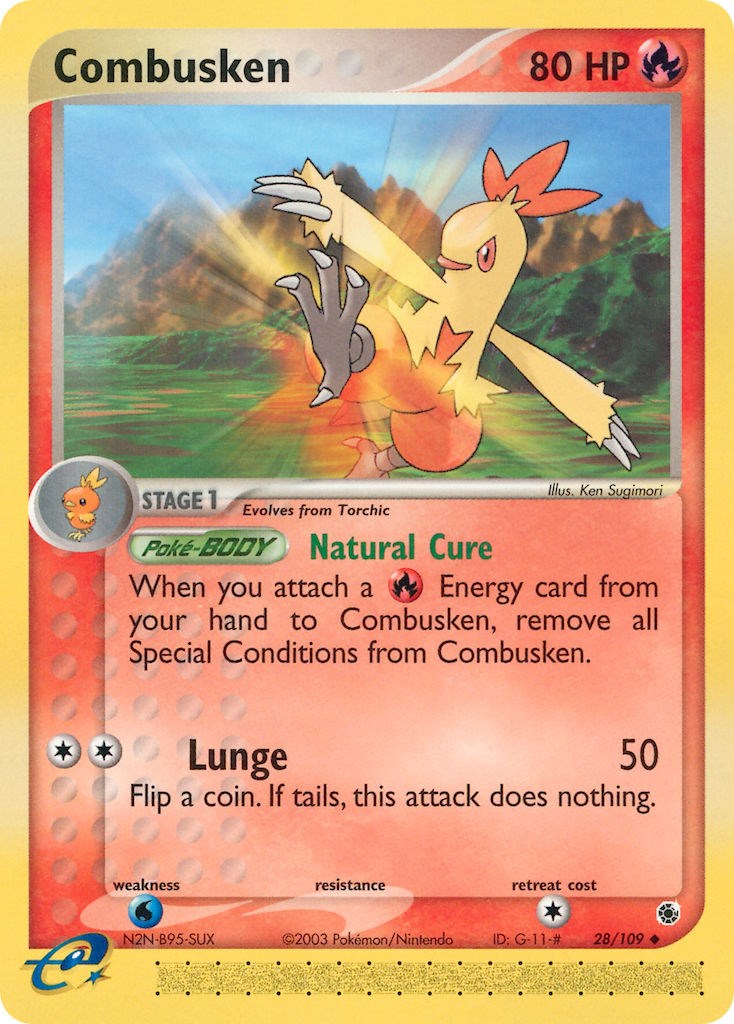 Combusken (28/109) [EX: Ruby & Sapphire] | Cracking-Singles