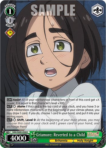 Griamore: Reverted to a Child (Foil) [The Seven Deadly Sins: Revival of The Commandments] | Cracking-Singles