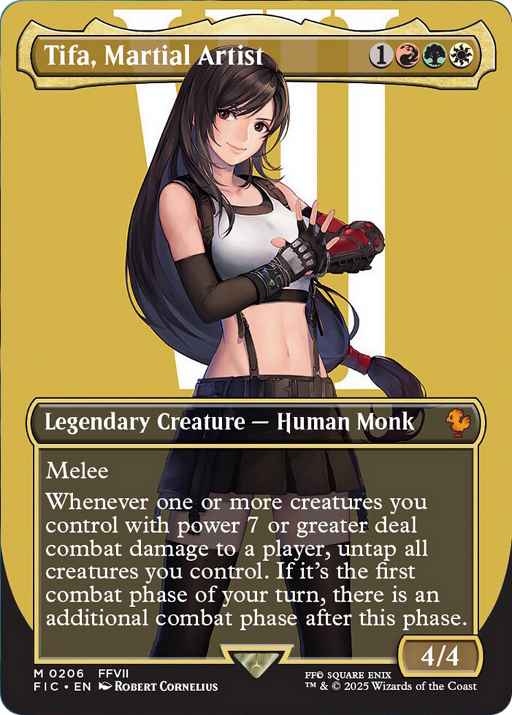 Tifa, Martial Artist (Borderless) [FINAL FANTASY Commander] | Cracking-Singles