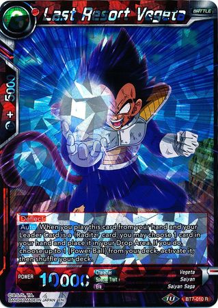 Last Resort Vegeta (BT7-010) [Assault of the Saiyans] | Cracking-Singles