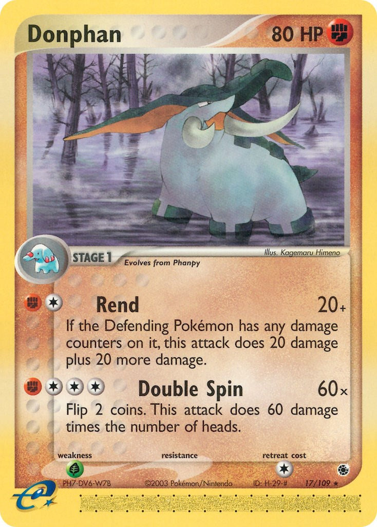 Donphan (17/109) [EX: Ruby & Sapphire] | Cracking-Singles