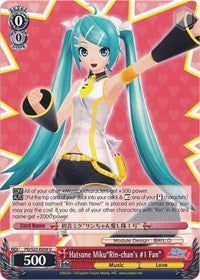 Hatsune Miku"Rin-chan's #1 Fan" (PD/S22-E058 U) [Hatsune Miku -Project DIVA- f] | Cracking-Singles