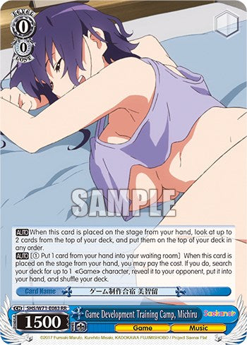 Game Development Training Camp, Michiru [Saekano How to Raise a Boring Girlfriend. flat] | Cracking-Singles