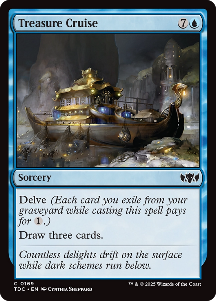 Treasure Cruise [Tarkir: Dragonstorm Commander] | Cracking-Singles
