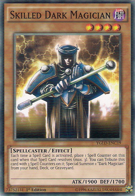 Skilled Dark Magician [YGLD-ENC19] Common | Cracking-Singles