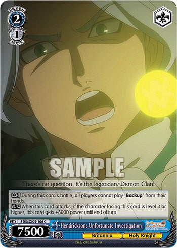 Hendrickson: Unfortunate Investigation [The Seven Deadly Sins: Revival of The Commandments] | Cracking-Singles