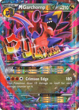 M Garchomp EX (XY168) (Jumbo Card) [XY: Black Star Promos] | Cracking-Singles