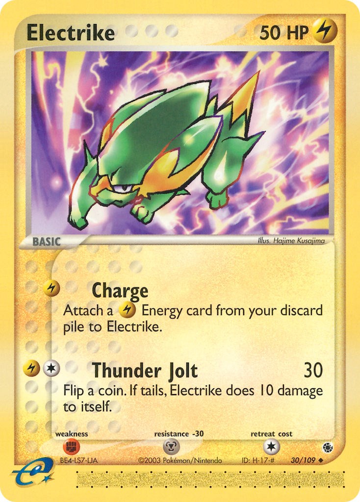 Electrike (30/109) [EX: Ruby & Sapphire] | Cracking-Singles