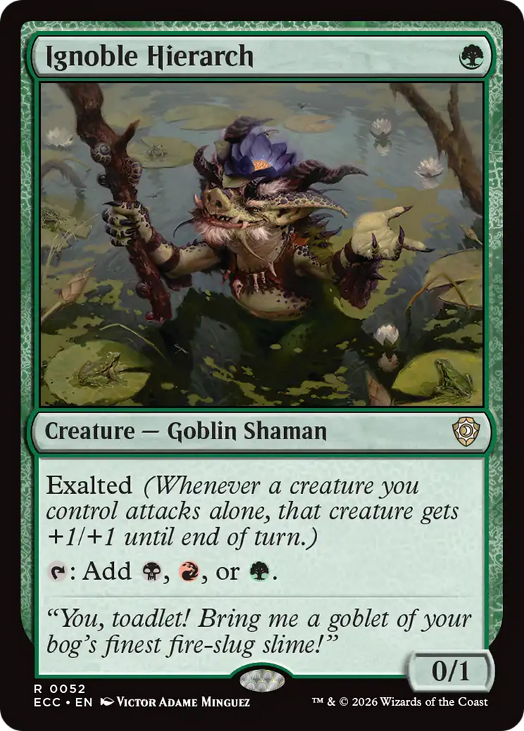 Ignoble Hierarch [Lorwyn Eclipsed Commander] | Cracking-Singles
