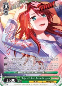 "Pajama Patient" Tomoe Udagawa (BD/W54-E029SPb SP) [BanG Dream! Girls Band Party!] | Cracking-Singles