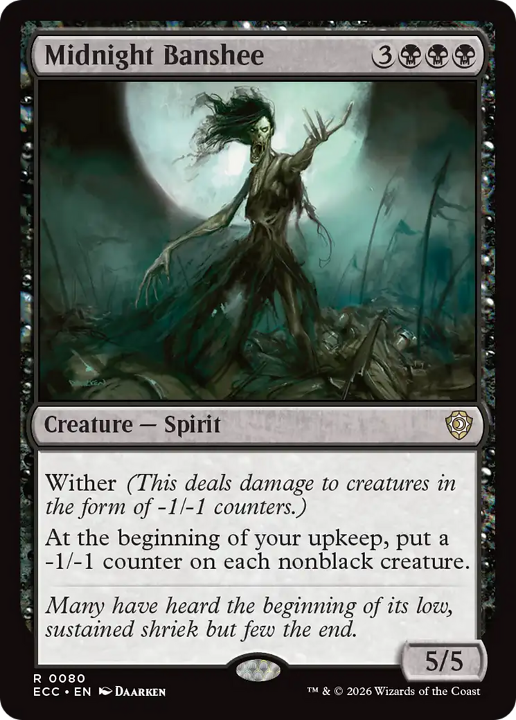 Midnight Banshee [Lorwyn Eclipsed Commander] | Cracking-Singles