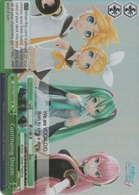 Continuing Dream (PD/S22-E050S SR) [Hatsune Miku -Project DIVA- f] | Cracking-Singles